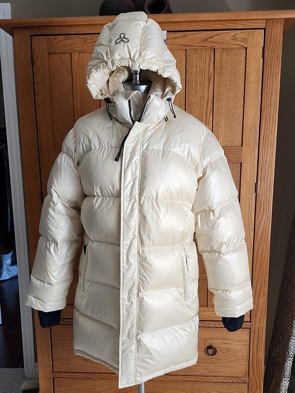 ARITZIA Super Puff Midi Puffer Coat with Hood